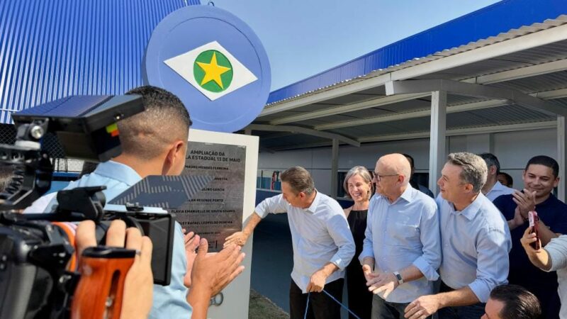MT beneficia mais de 2,8 mil estudantes com inauguração de duas novas escolas no Nortão