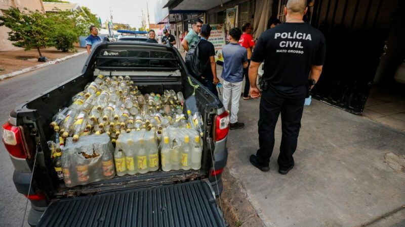 Polícia Civil abre investigação sobre primeiro caso confirmado de metanol em bebida em MT
