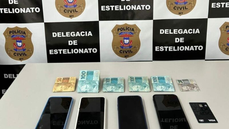 Quatro envolvidos em sequestro de mulher e roubo de R$ 200 mil são presos pela PC em Cuiabá