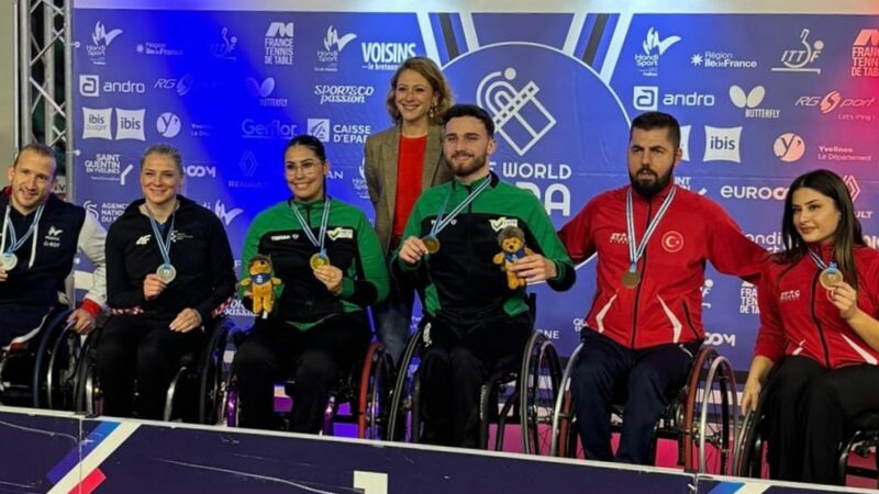 Tênis de mesa paralímpico: Thaís Severo leva ouro e prata na França