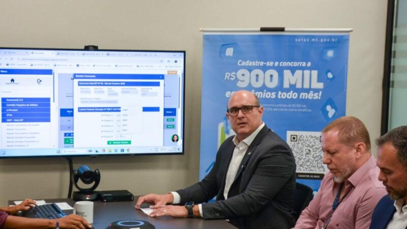 Dois moradores do interior faturam R$ 200 mil em sorteio do programa Nota MT