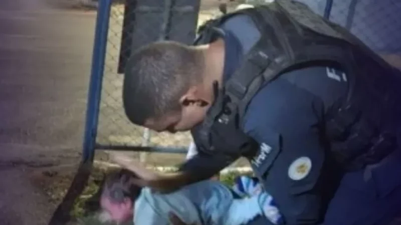 Soldado do Gtop salva bebê de nove dias engasgado em Planaltina