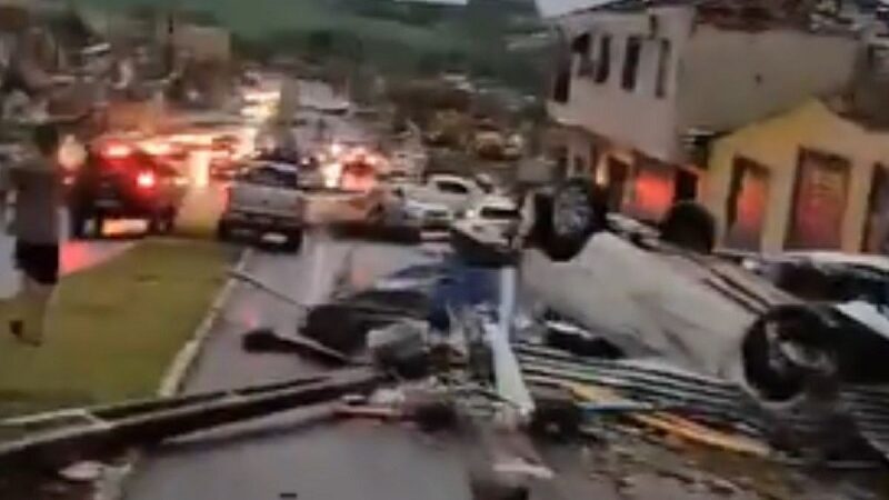 Tornado destroi várias cidades no sul do pais