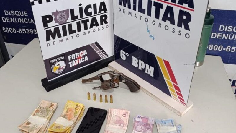 Polícia Militar prende dois faccionados que mataram homem e balearam mulher em Cáceres