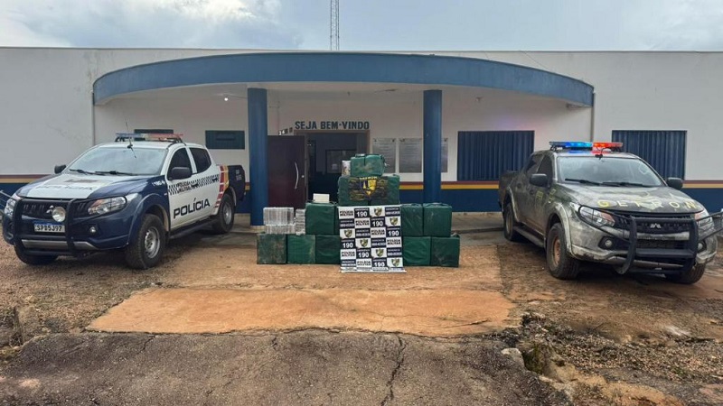 Forças de segurança apreendem 544 quilos de cocaína e causam prejuízo de R$ 12 milhões ao crime