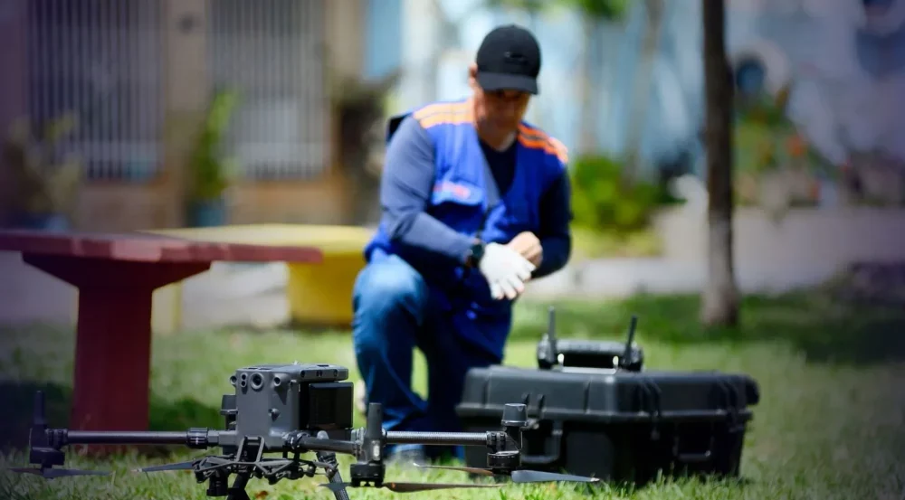 Saúde utiliza drones para intensificar combate à dengue no DF