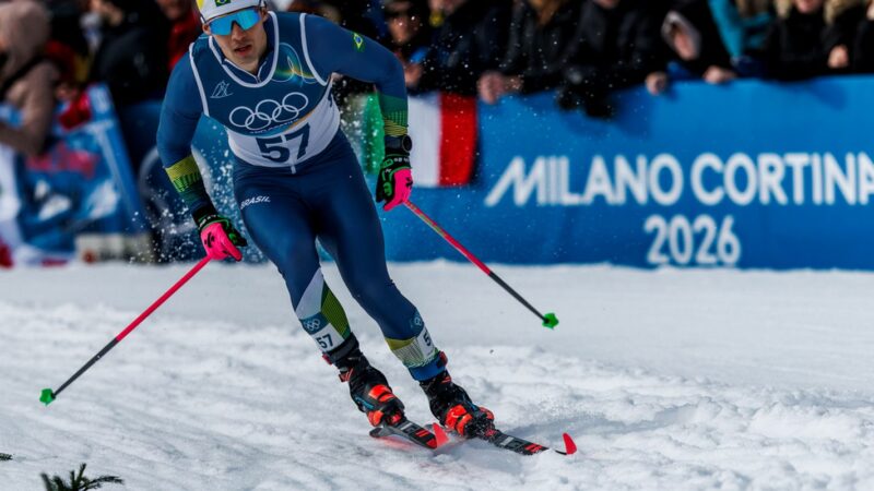 Brasil estreia no esqui cross-country, mas não se classifica à final