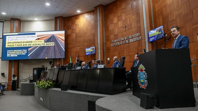 Governador destaca evolução de MT e agradece parceria do Legislativo no crescimento do Estado