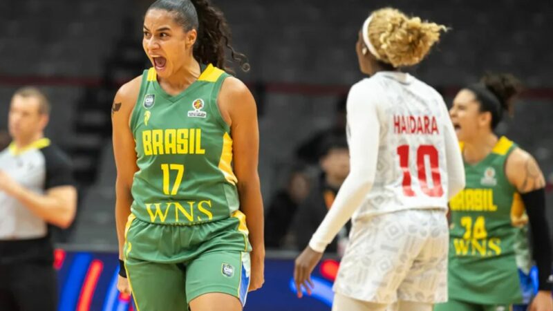 Brasil vence e ganha sobrevida no Pré-Mundial de basquete feminino