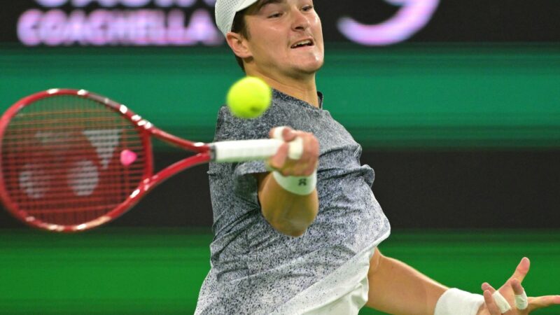 João Fonseca deixa Indian Wells mais confiante, após embate com Sinner