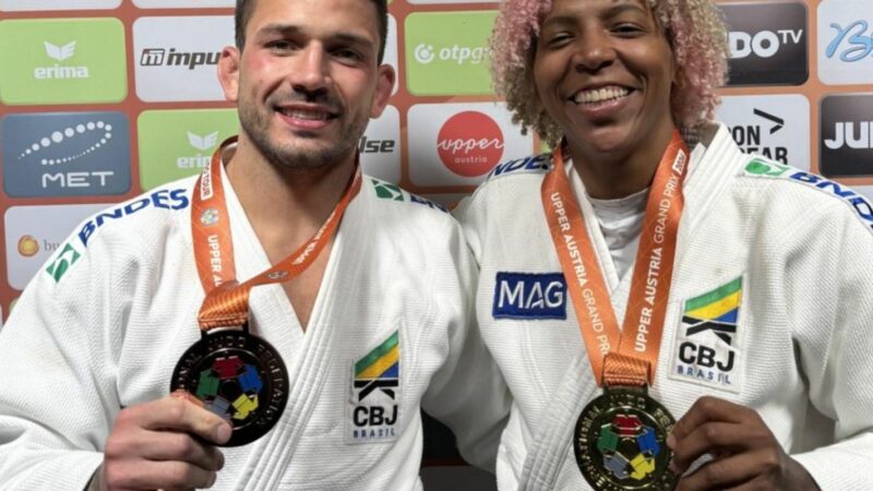Rafaela Silva é ouro e Cargnin bronze no Grand Prix de judô da Áustria