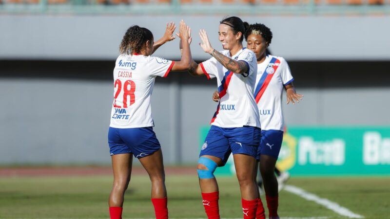Brasileiro feminino: Bahia derrota América-MG e assume 3ª colocação