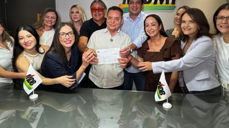 Deputado Eduardo Botelho troca União pelo MDB com compromisso de apoio à deputada Janaina Riva ao senado