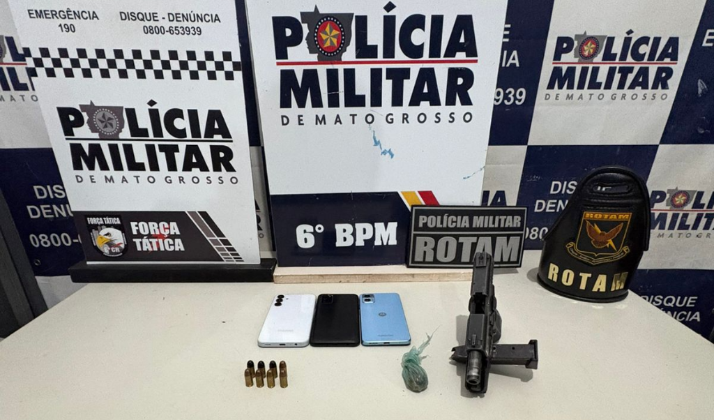 COMBATE ÀS FACÇÕES: Polícia Militar prende dois faccionados em flagrante após homicídio em Cáceres