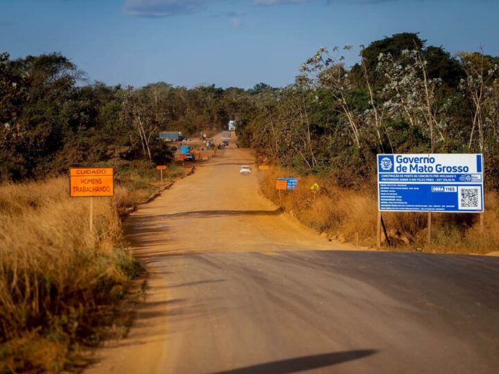 Ponte sobre rio Ribeirão Grande é interditada na MT-560; Governo vai construir nova ponte no local