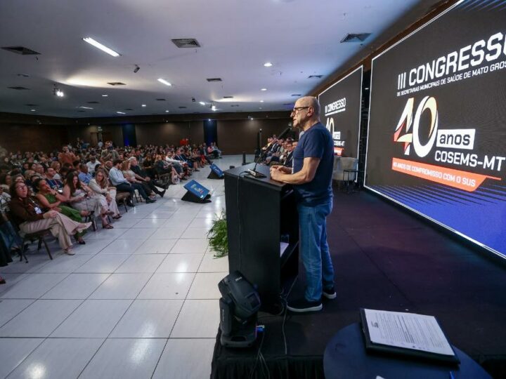 40 ANOS COSEMS SES: reforça parceria com os municípios durante abertura do 3º Congresso do Cosems de MT