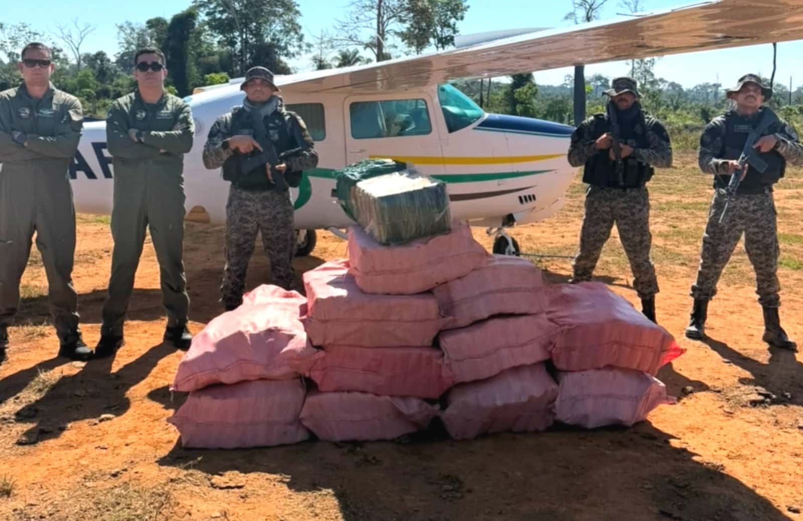 Operação conjunta apreende 500 kg de maconha em fazenda de Mato Grosso